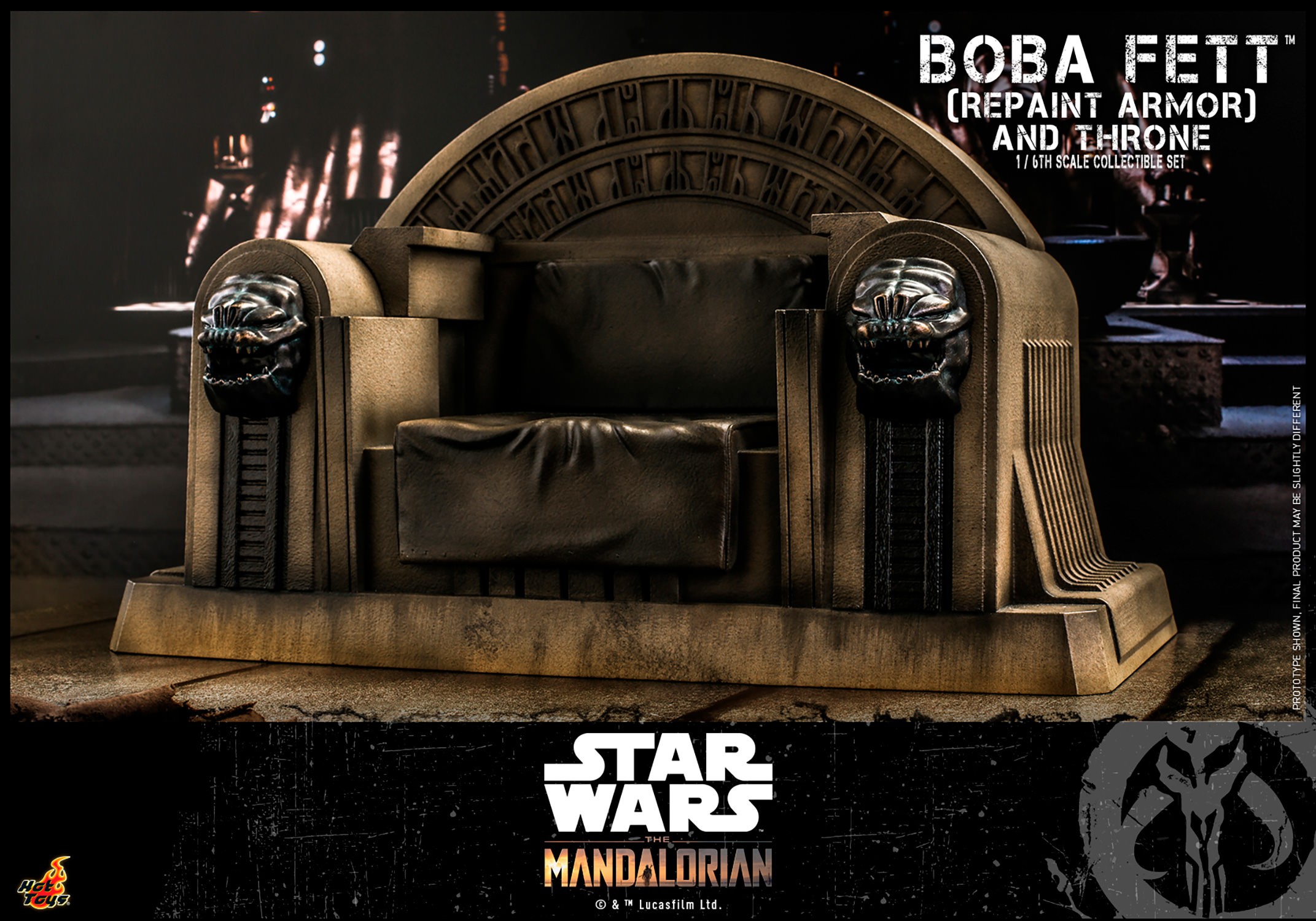 Boba Fett Repaint Armour and Throne Set™ - Sixth Scale Figure Set by Hot Toys